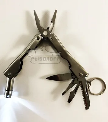 מולטי-טול מיקרו טקטי 9 ב-1: פלייר עוצמתי ופנס LED בקצות האצבעות