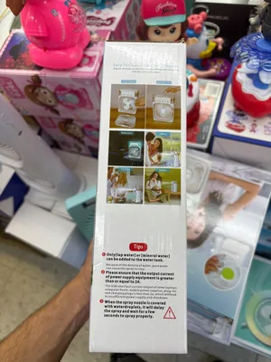 מצנן אוויר נייד שולחני 3 ב-1 מאוורר מים עוצמתי עם תאורת לד וטיימר