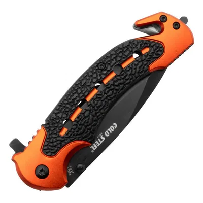 אולר חילוץ טקטי קולד סטיל כתום-שחור Cold Steel פתיחה מהירה