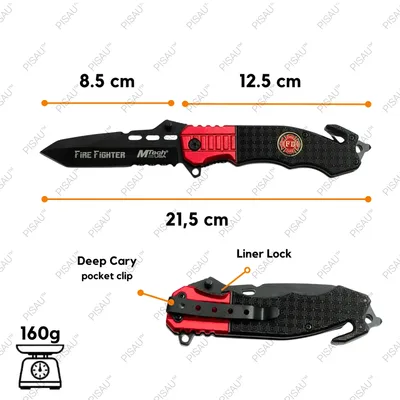 אולר חילוץ טקטי MTech USA דגם MT-740 לוחמי אש Fire Fighter
