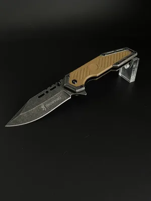 אולר טקטי מתקפל בראונינג Browning A341 להב טנטו פתיחה מהירה צבע מדבר