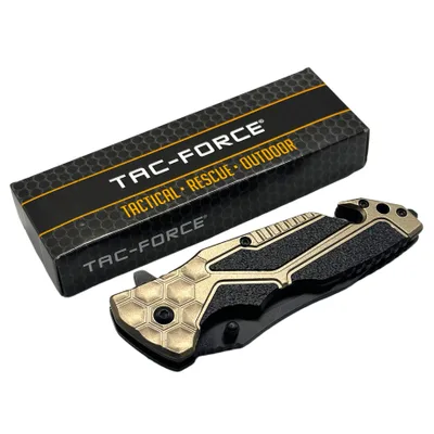 אולר חילוץ טקטי מתקפל TAC Force TF-994 להב טנטו ופתיחה קפיצית מהירה