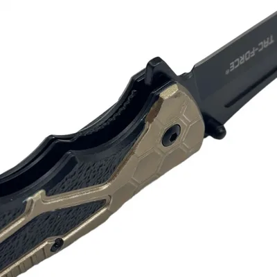 אולר חילוץ טקטי מתקפל TAC Force TF-994 להב טנטו ופתיחה קפיצית מהירה