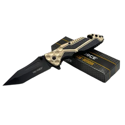 אולר חילוץ טקטי מתקפל TAC Force TF-994 להב טנטו ופתיחה קפיצית מהירה