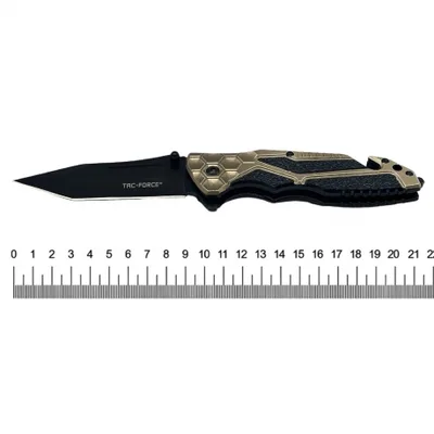 אולר חילוץ טקטי מתקפל TAC Force TF-994 להב טנטו ופתיחה קפיצית מהירה