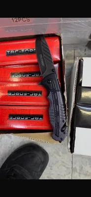 אולר חילוץ טקטי קפיצי TAC Force TF-919 להב משופשף (EDC)