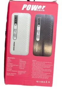 סוללת גיבוי / מטען נייד עוצמתי 40000mAh דגם A17 שחור עם צג LED חכם