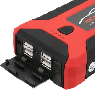 בוסטר התנעה לרכב 20000mAh חכם – סוללת גיבוי, פנס וחיבורי USB