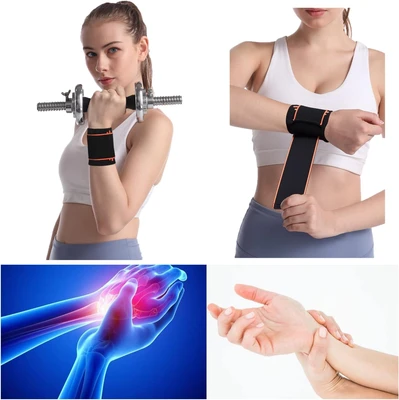 תומך / מגן שורש כף יד מקצועי אלסטי עם רצועת לחץ מתכווננת | גולני שלי
