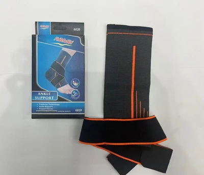 תומך / מגן קרסול אלסטי מקצועי עם רצועת לחץ מתכווננת (One Size)
