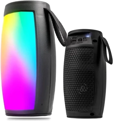 רמקול בלוטות' נייד ZQS-1202 עם תאורת LED צבעונית