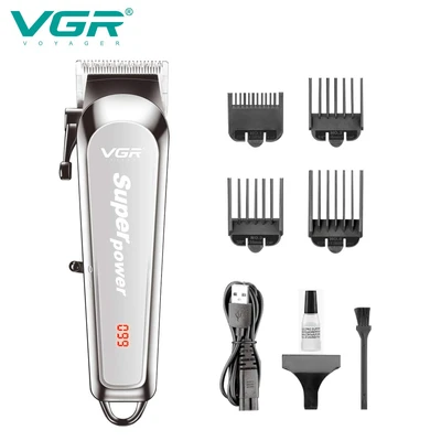 מכונת תספורת ועיצוב זקן מקצועית נטענת VGR V-060 סדרת Superpower