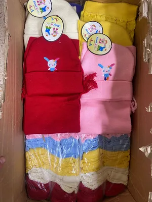 סט חורף לילדים: כובע גרב + צעיף – ONE SIZE נמתח | גילאי 2–10 | מבחר צבעים