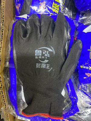 סט 12 זוגות כפפות עבודה מגומי מקצועיות