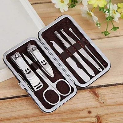 ערכת מניקור ופדיקור מקצועית 7 חלקים – מפלדת אל-חלד