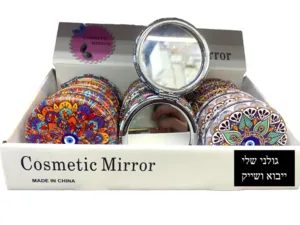 מראת כיס אישית בעיצוב עין הרע – הסטייל וההגנה שהולכים איתך לכל מקום