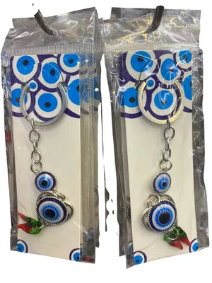 מחזיק מפתחות "שומר הדרכים" – שילוב של לב, עין ופלפל חריף