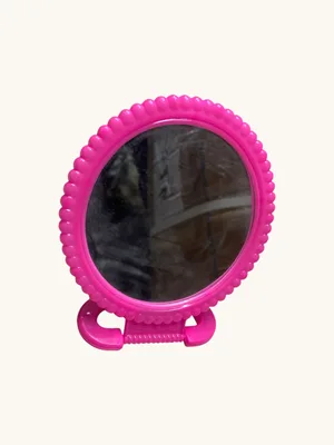 מראת שולחן דו-צדדית קומפקטית – עם צד מגדיל ומעמד מתקפל