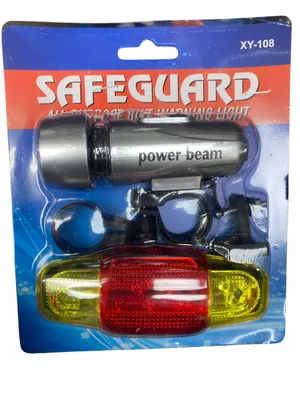 סט פנסי LED מקצועי לאופניים עוצמת תאורה ובטיחות מקסימלית