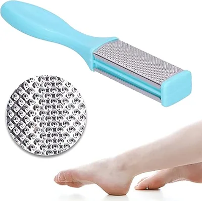 משייף כף רגל מקצועי (פצירה) מנירוסטה – להסרה יעילה של עור קשה ותאים מתים