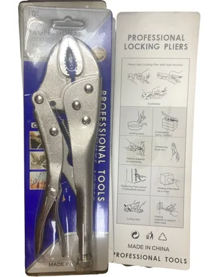 פלייר פטנט מקצועי 10 אינץ' (Locking Pliers) – עוצמת נעילה בלתי מתפשרת