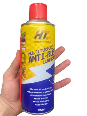 ספריי חלודה ושימון מקצועי Gold Fix 400ml – לכל כלי, מכונה ובורג סרבן