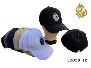 כובע מצחיה יוקרתי האש שלי – דגם פסים 3D בעיצוב תלת-מימדי מרהיב