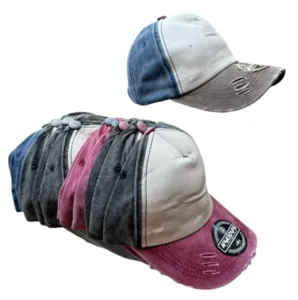כובע מצחייה ג'ינס קרעים וינטג' "– הסטייל המחוספס שמשלים כל לוק