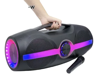 רמקול בלוטוס קריוקי נייד + רדיו 1960BT – עוצמתי חזק ואיכותי מיקרופון אלחוטי