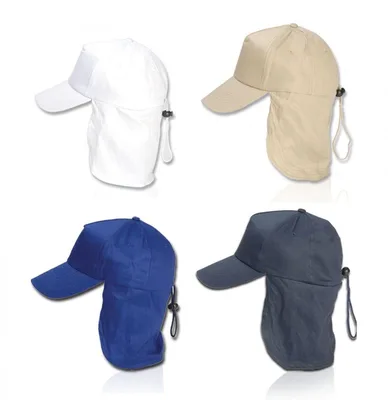 כובע מצחייה "תאילנדי" מקצועי מגן צוואר כותנה מלאה להגנה מהשמש