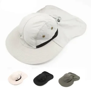 כובע סהרה מקצועי עם כיסוי עורף להגנה מקסימלית מהשמש