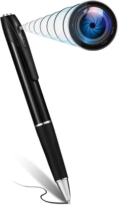 עט מצלמה נסתרת מקצועית HD 1080P – צילום וידאו ותמונות באופן דיסקרטי