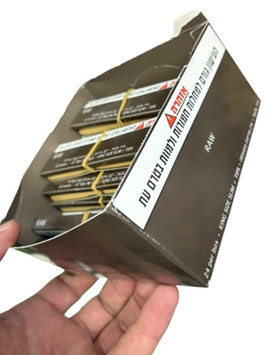 פאקט ניירות גלגול ופילטרים RAW קלאסי (King Size Slim + Tips) 24 יחידות